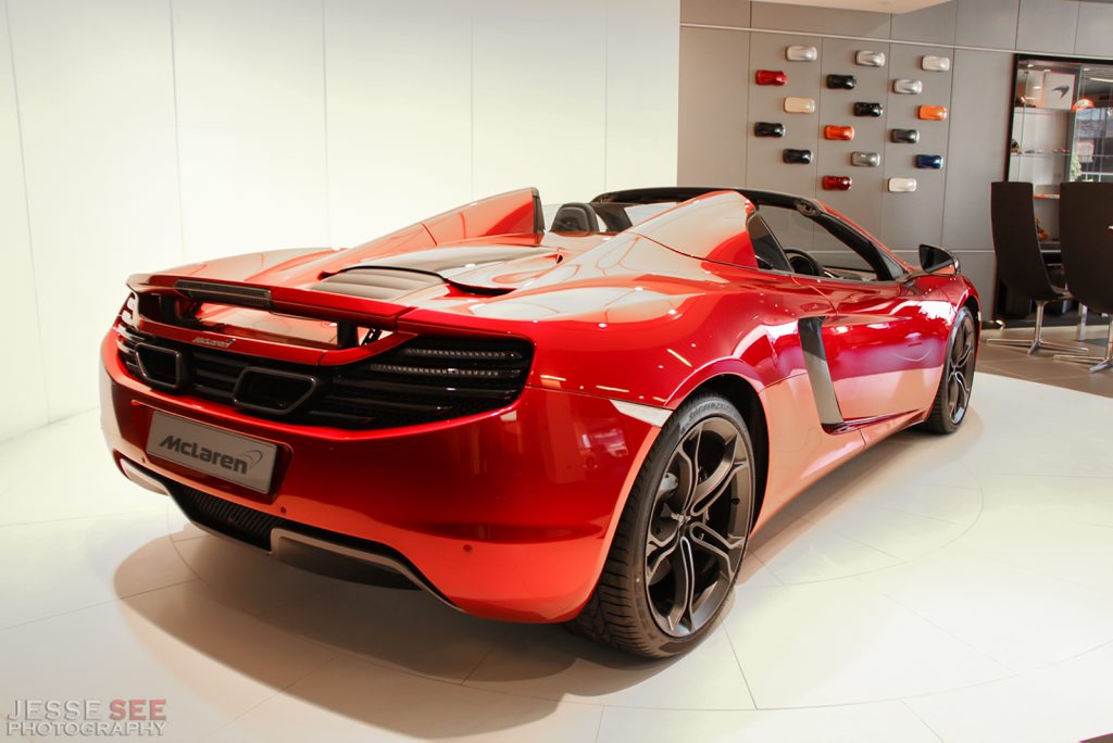 The 2012 McLaren MP4-12C Spider. The 2012 McLaren MP4-12C Spider.